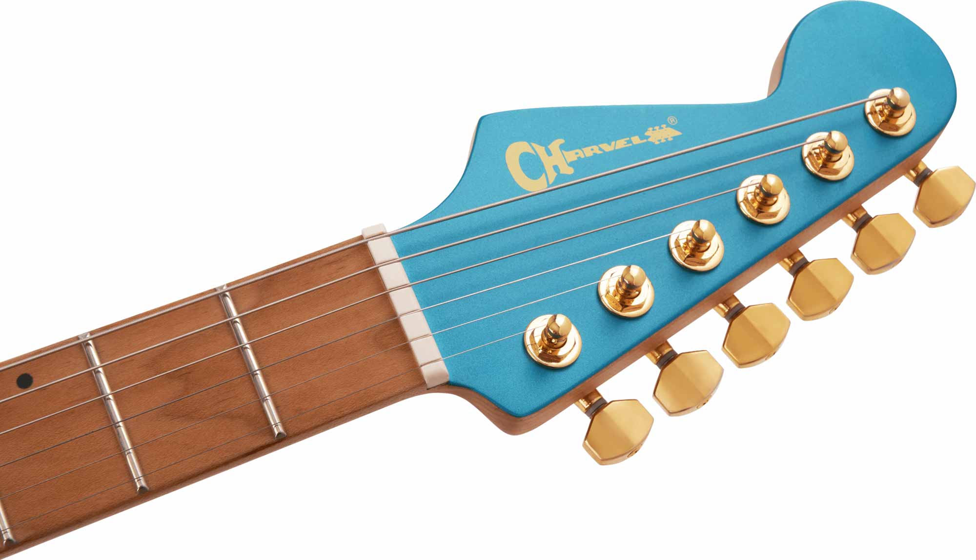 CHARVEL ANGEL VIVALDI SIGNATURE PRO-MOD DK24-6 NOVA CMN GUITARRA ELECTRICA LUCERNE AQUA FIREMIST - Image 7
