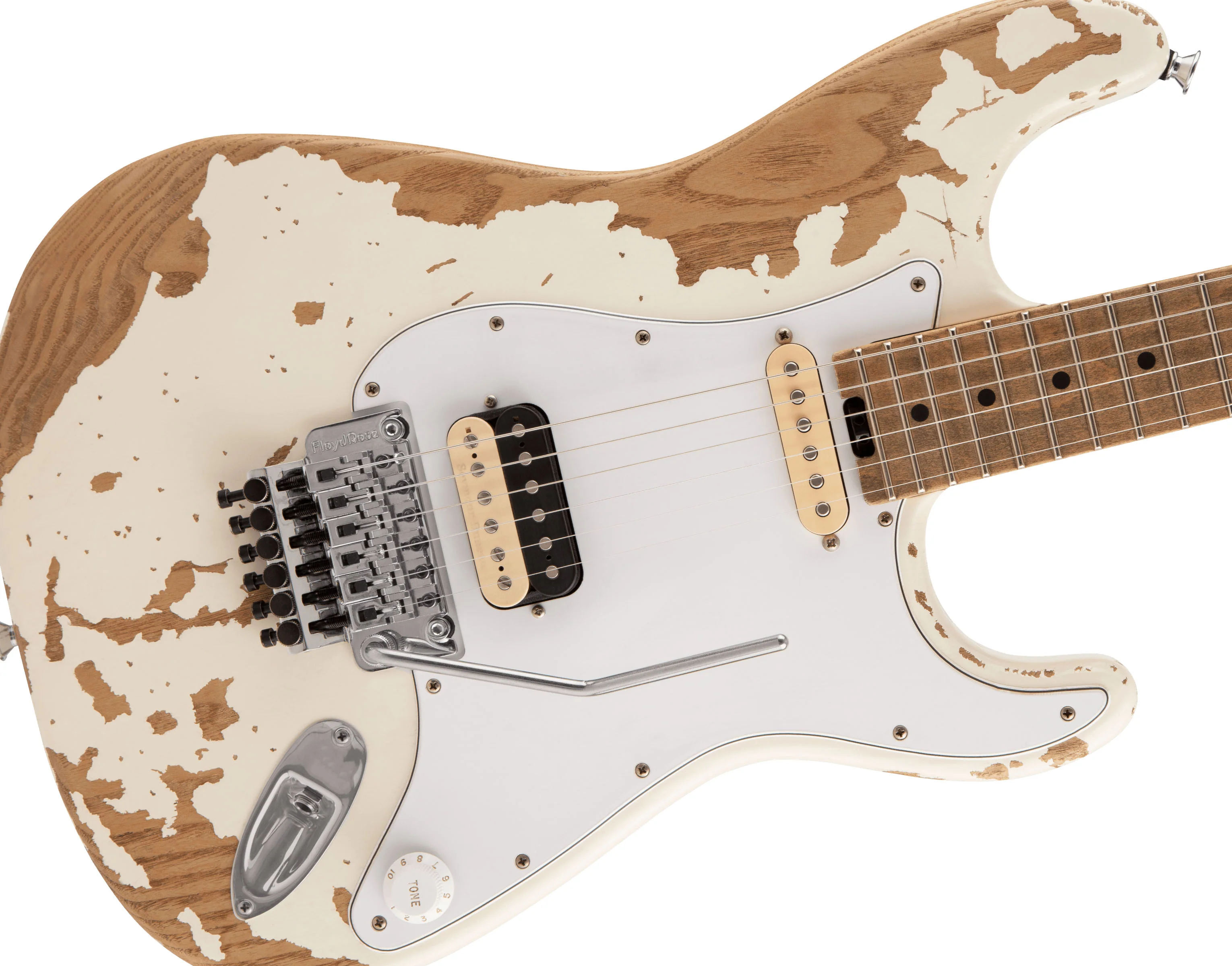 CHARVEL HENRIK DANHAGE LE SIGNATURE PRO-MOD SO-CAL STYLE 1 HS FR MN GUITARRA ELECTRICA WHITE RELIC - Image 5