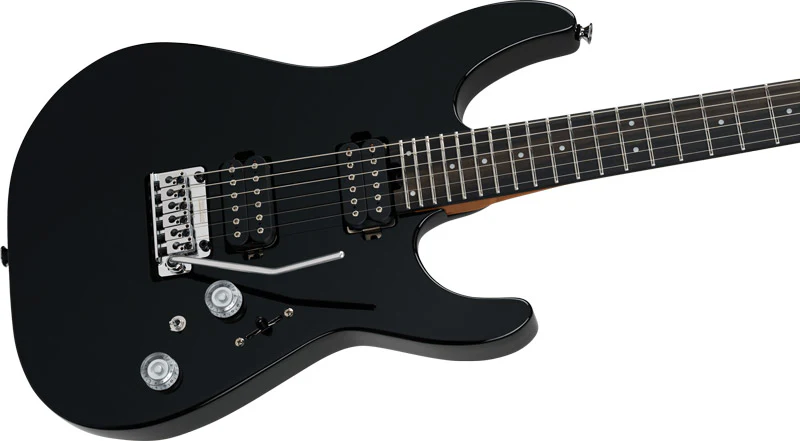 CHARVEL PRO-MOD PLUS DK24 HH 2PT EB GUITARRA ELECTRICA RAVEN BLACK - Image 3