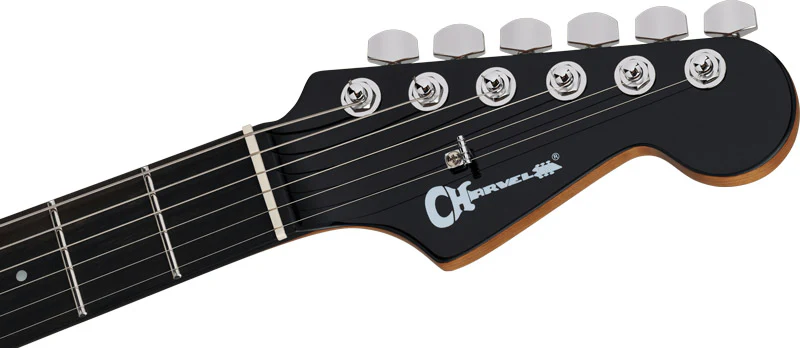 CHARVEL PRO-MOD PLUS DK24 HH 2PT EB GUITARRA ELECTRICA RAVEN BLACK - Image 5