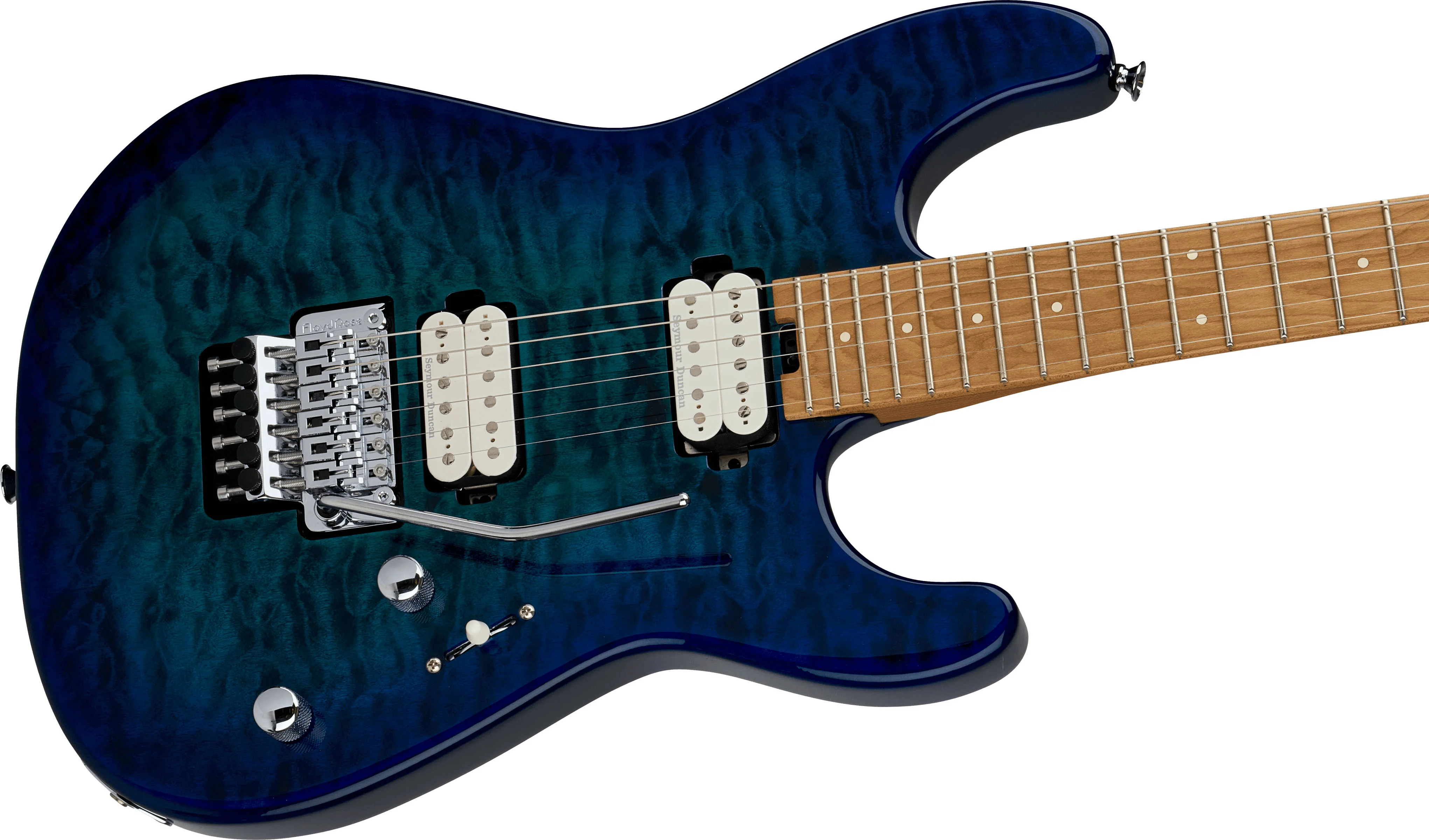 CHARVEL PRO-MOD PLUS SAN DIMAS STYLE 1 HH FRN GUITARRA ELECTRICA CHLORINE BURST - Image 3