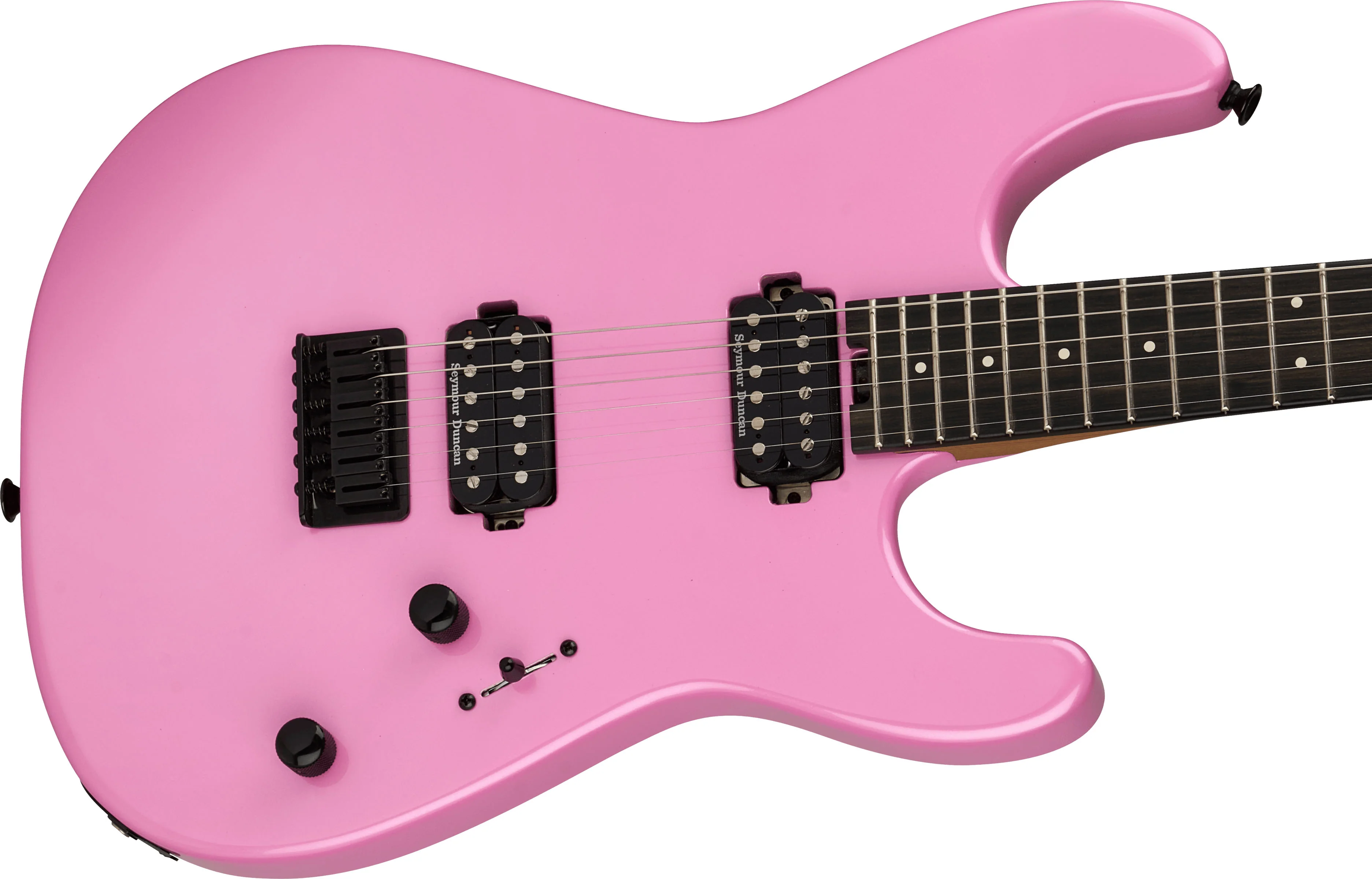 CHARVEL PRO-MOD PLUS SAN-DIMAS STYLE 1 HH HT EB GUITARRA ELECTRICA PLATINUM PINK. - Image 3