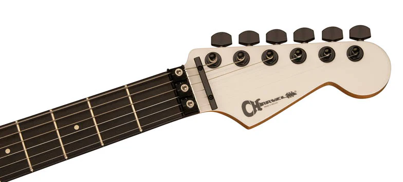 CHARVEL PRO-MOD PLUS SO-CAL STYLE 1 HH FR EB GUITARRA ELECTRICA SNOW WHITE - Image 5