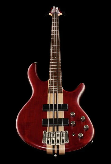 CORT A4 PLUS FMMH OPBC ARTISAN BAJO ELECTRICO BLACK CHERRY - Image 14