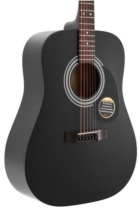 CORT AD810 BKS GUITARRA ACUSTICA DREADNOUGHT BLACK SATIN - Image 4