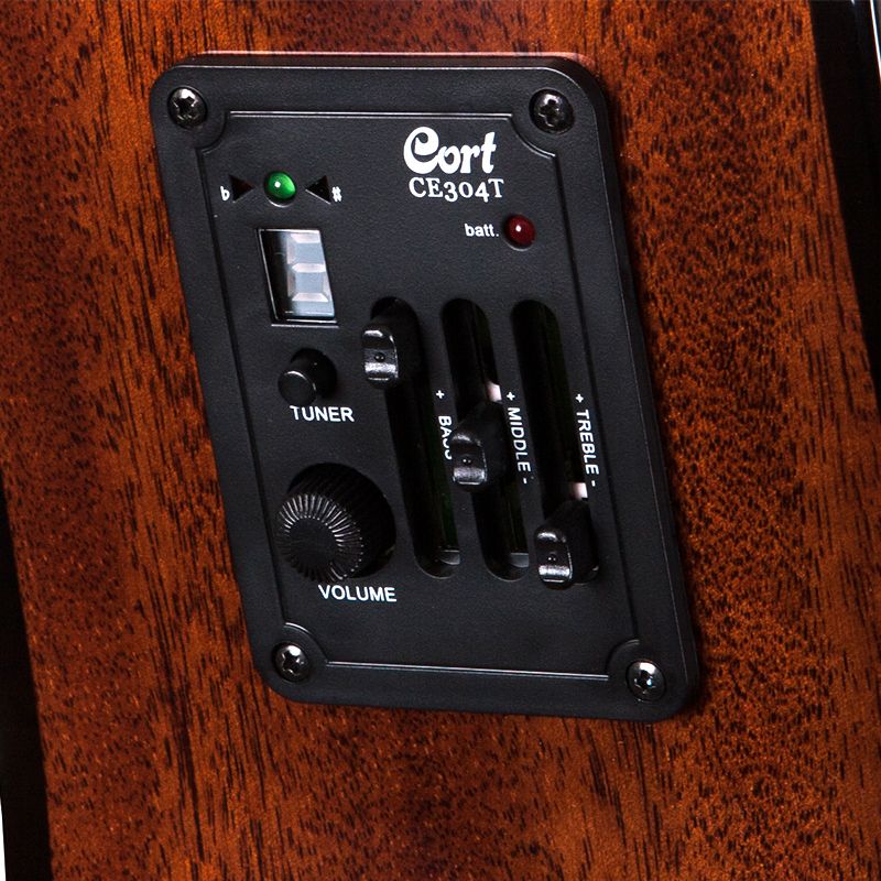 CORT AD810E OP GUITARRA ELECTROACUSTICA DREADNOUGHT OPEN PORE NATURAL - Image 4