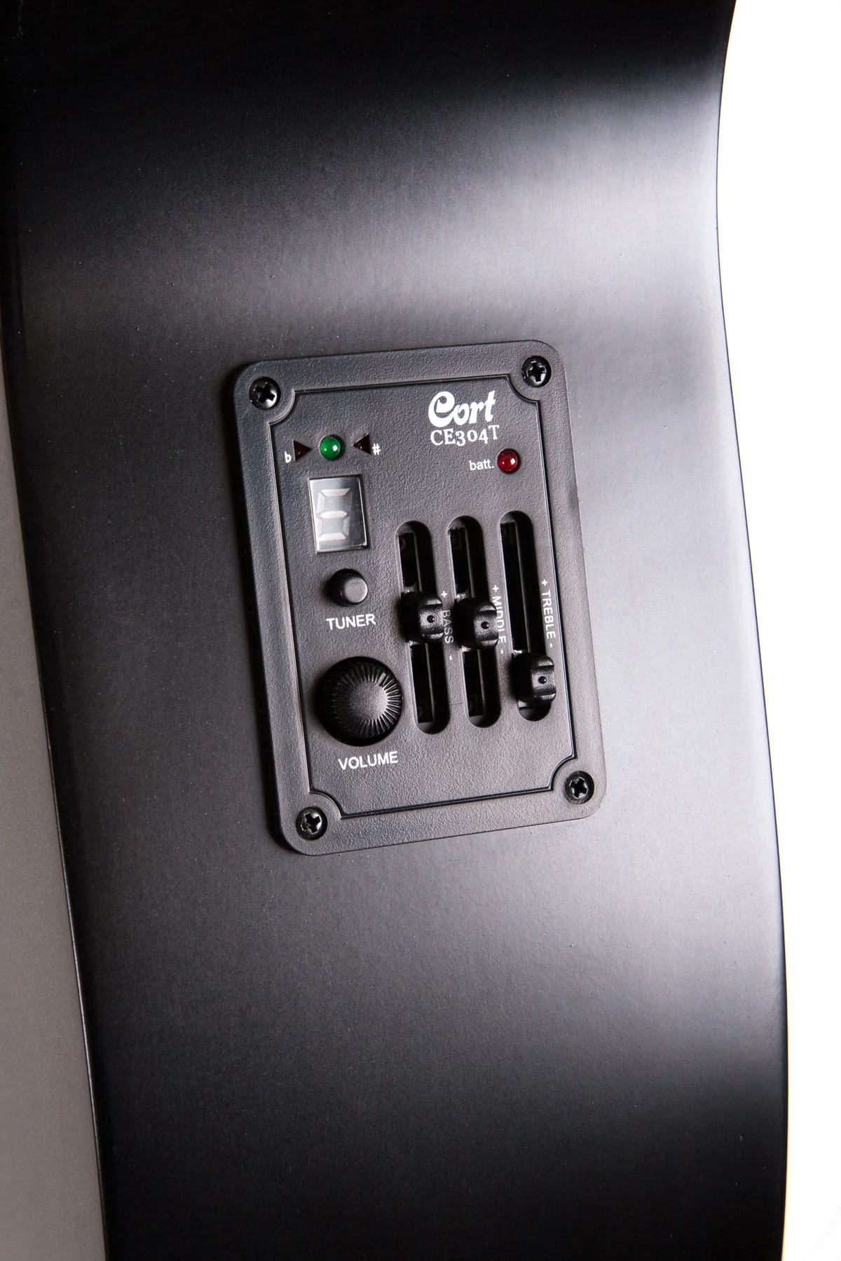 CORT AF510E BKS GUITARRA ELECTROACUSTICA CONCIERTO BLACK SATIN - Image 2