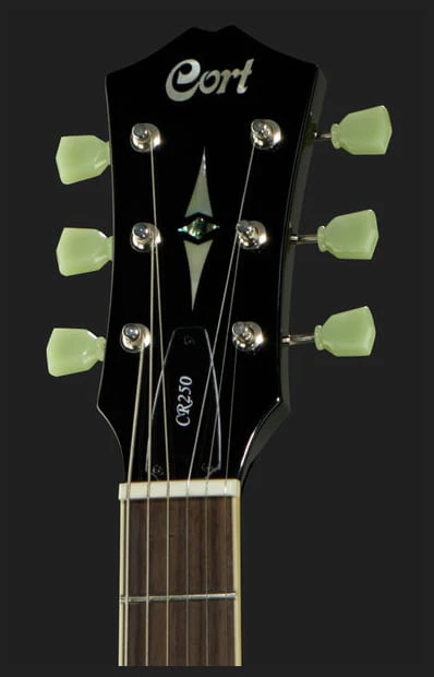 CORT CR250 TBK GUITARRA ELECTRICA TRANSPARENT BLACK - Image 11