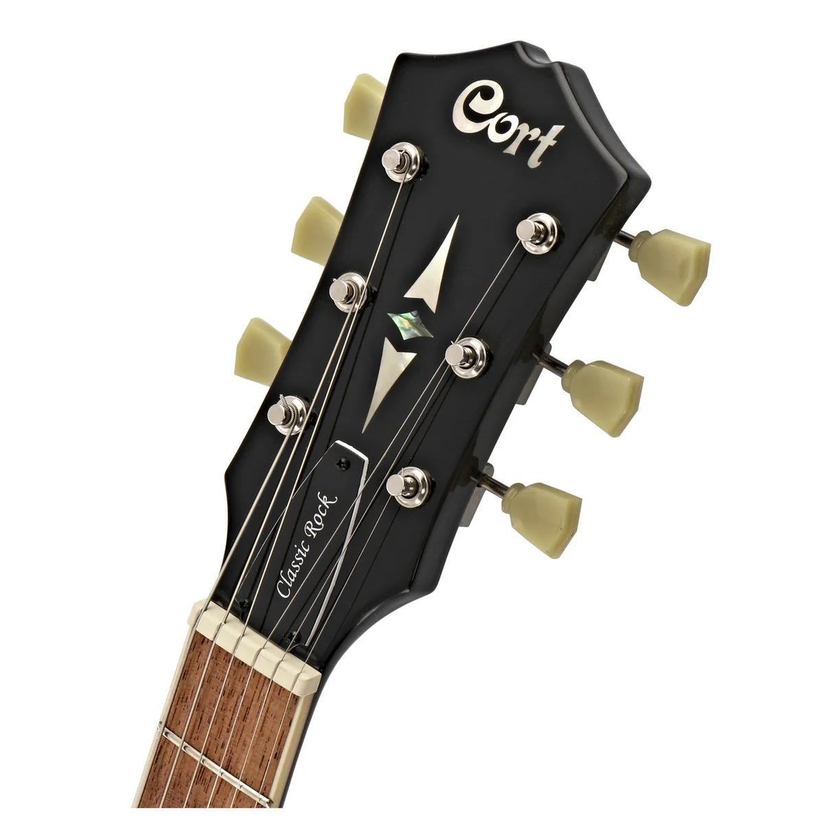 CORT CR250 TBK GUITARRA ELECTRICA TRANSPARENT BLACK - Image 6