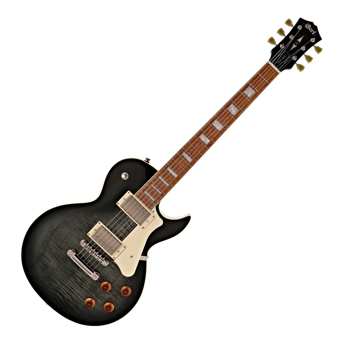 CORT CR250 TBK GUITARRA ELECTRICA TRANSPARENT BLACK - Image 7