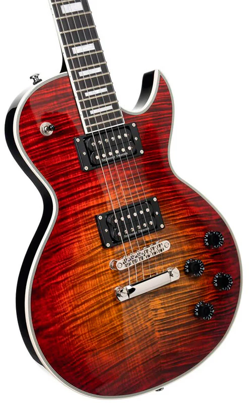 CORT CR300 DLX FB DELUXE GUITARRA ELECTRICA FLAMING BURST - Image 3