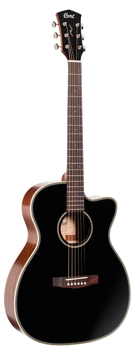 CORT ESSENCE-OC4 BTG GUITARRA ELECTROACUSTICA TOP BLACK