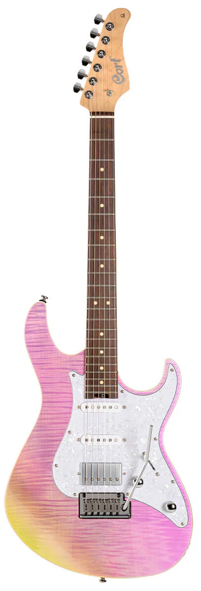 CORT G280 TCP GUITARRA ELECTRICA TRANSPARENT CHAMELEON PURPLE