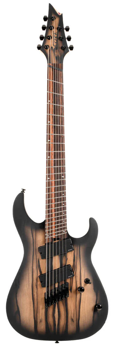 CORT KX507 MS PM NBB GUITARRA ELECTRICA 7 CUERDAS PALE MOON NATURAL BLACK BURST