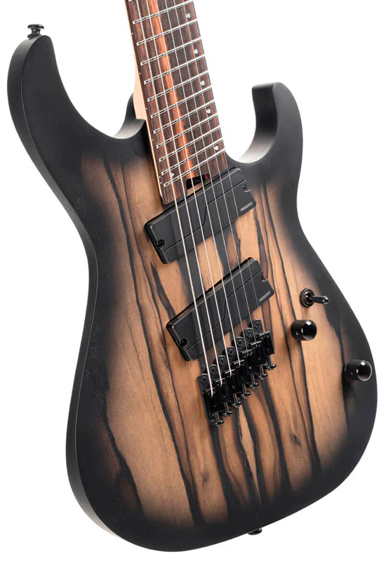 CORT KX507 MS PM NBB GUITARRA ELECTRICA 7 CUERDAS PALE MOON NATURAL BLACK BURST - Image 3