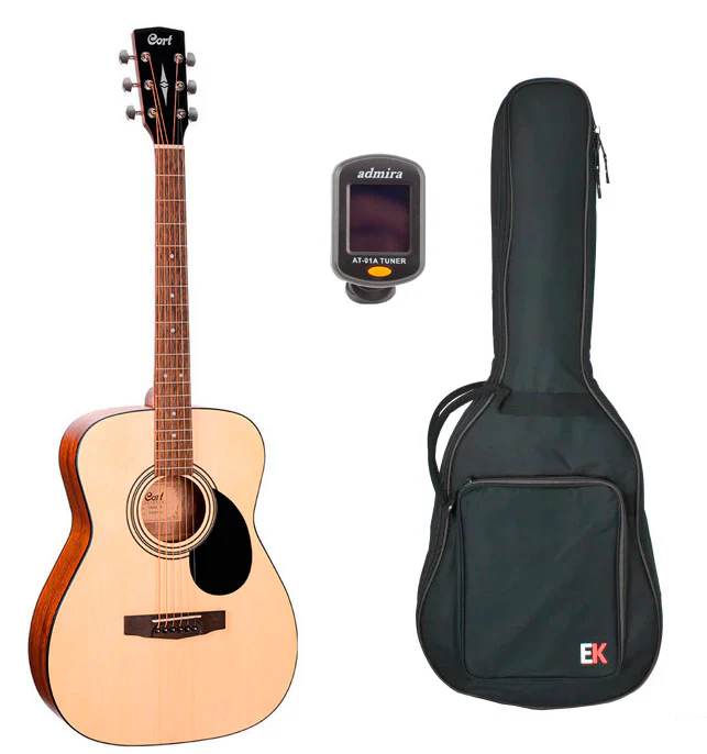 CORT -PACK- PRINCIPIANTE GUITARRA ACUSTICA CORT AF510 OP + FUNDA Y AFINADOR