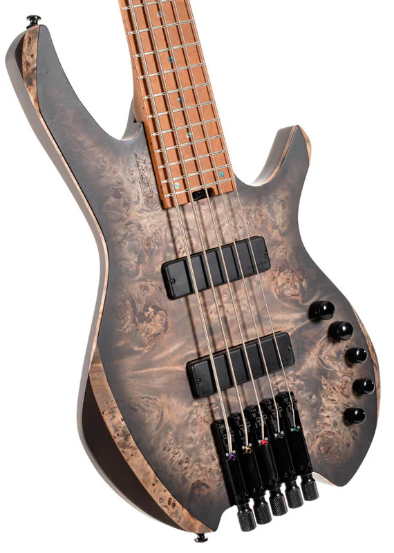 CORT SPACE 5 SDB BAJO ELECTRICO 5 CUERDAS HEADLESS STAR DUST BLACK - Image 3