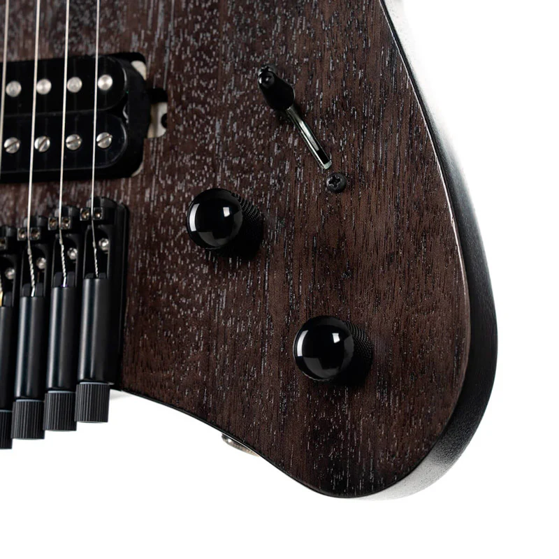 CORT SPACE G6MS SGTK GUITARRA ELECTRICA HEADLESS TRANS BLACK - Image 6