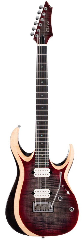 CORT X700 DUALITY II LV GUITARRA ELECTRICA LAVA BURST