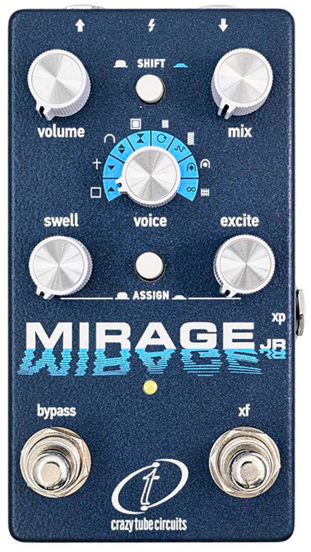 CRAZY TUBE CIRCUITS MIRAGE JR PEDAL REVERB
