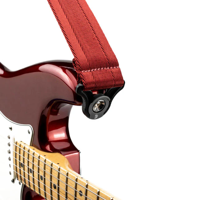DADDARIO 50BAL11 AUTOLOCK CORREA GUITARRA BLOOD RED - Image 4