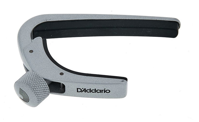 DADDARIO CP-02S NS CAPO CEJILLA GUITARRAS ACUSTICAS Y ELECTRICAS PLATEADA - Image 2