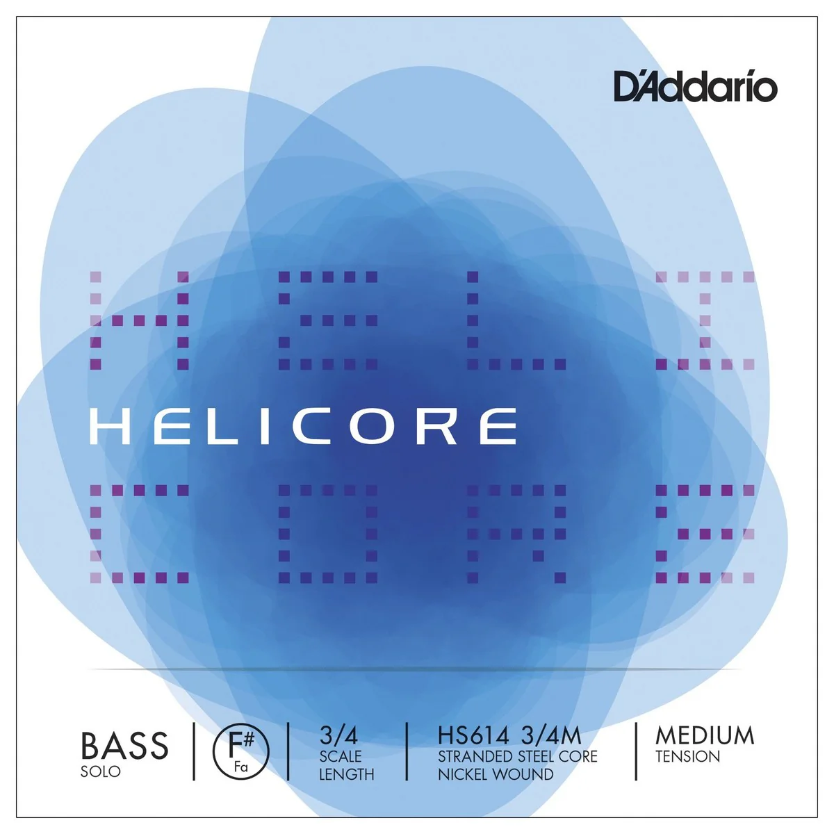 DADDARIO CUERDA CONTRABAJO HEL.SOLO F SOSTENIDO HS614 3/4ME