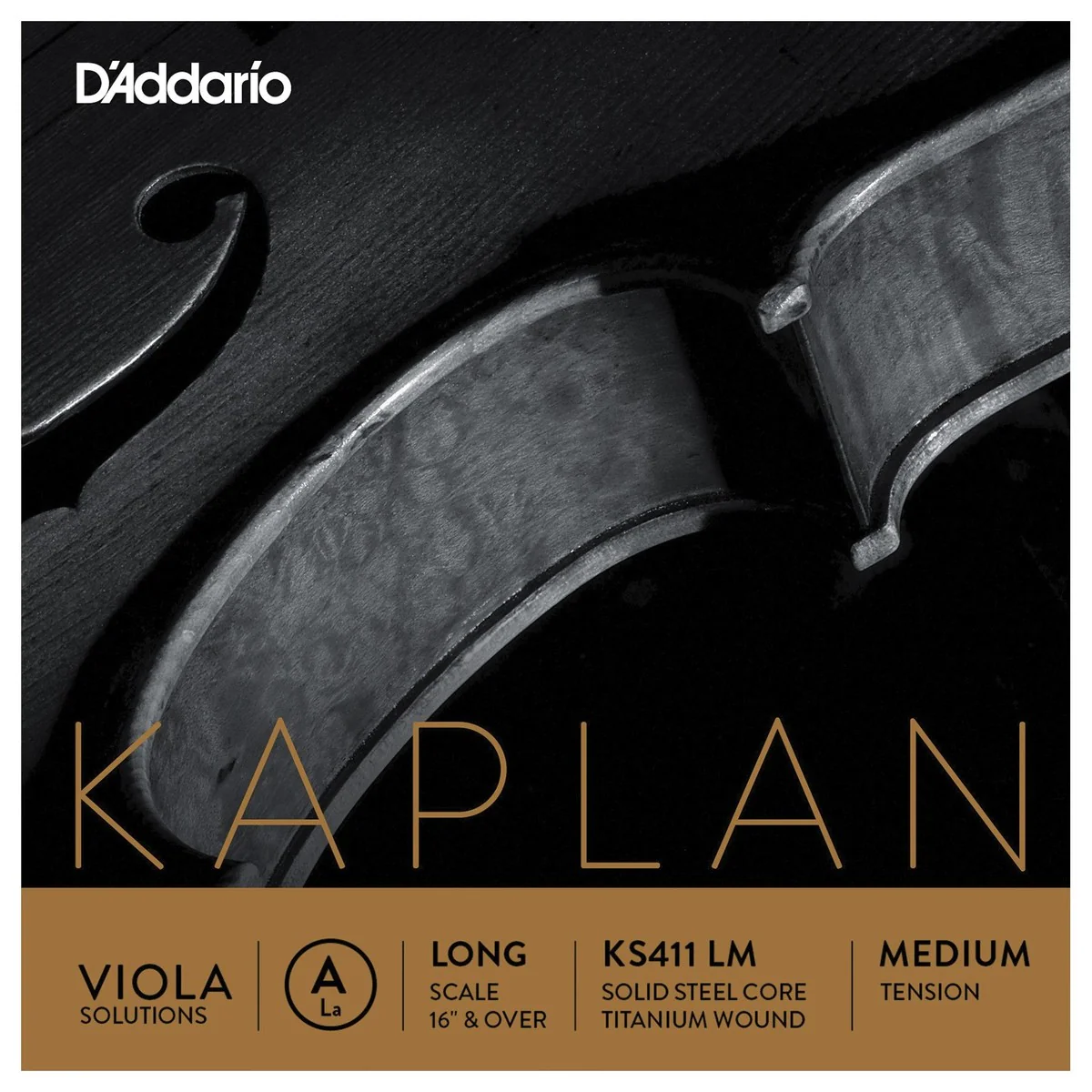 DADDARIO CUERDA VIOLA KAPLAN SOLUT. A MED KS411 LM