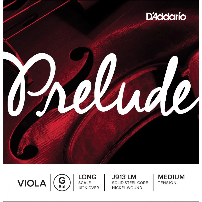 DADDARIO CUERDA VIOLA PRELUDE G J913LM MED LONG