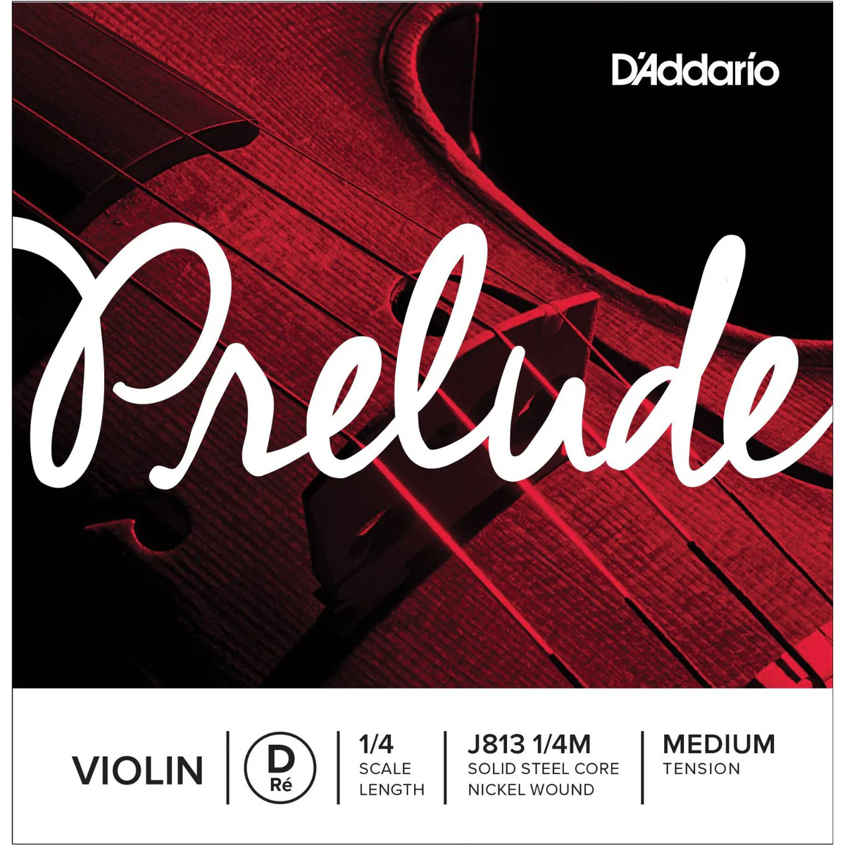 DADDARIO CUERDA VIOLIN PRELUDE D J813 1/4 MED