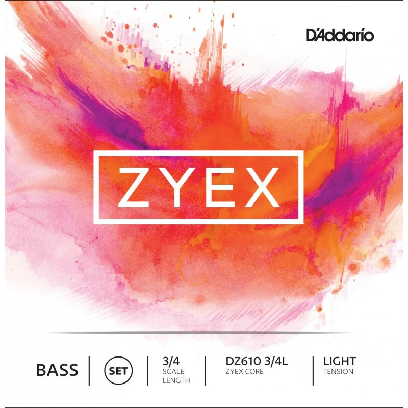 DADDARIO DZ610 3/4L ZYEX JUEGO CUERDAS CONTRABAJO