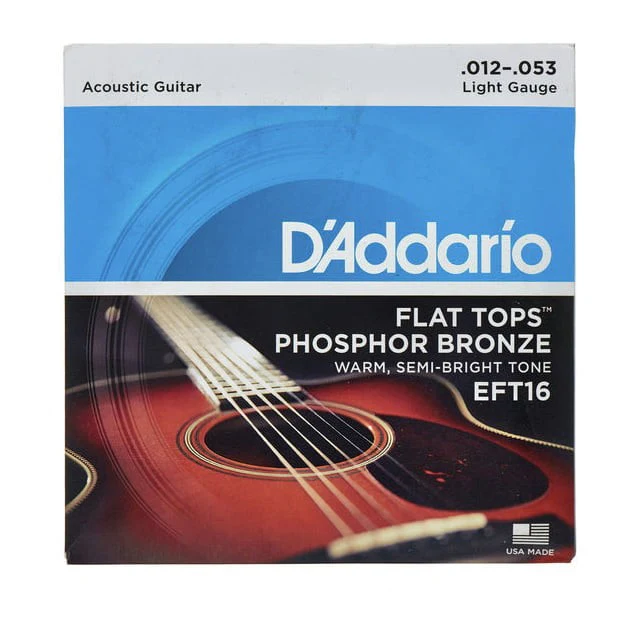 DADDARIO EFT16 JUEGO CUERDAS GUITARRA ACUSTICA 012-053