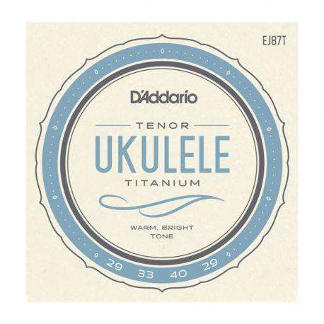 DADDARIO EJ-87T TITANIUM JUEGO CUERDAS UKELELE TENOR