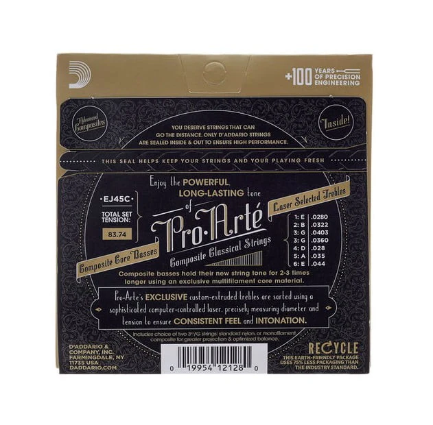 DADDARIO EJ45C JUEGO CUERDAS GUITARRA ESPAÑOLA 028-048 - Image 2
