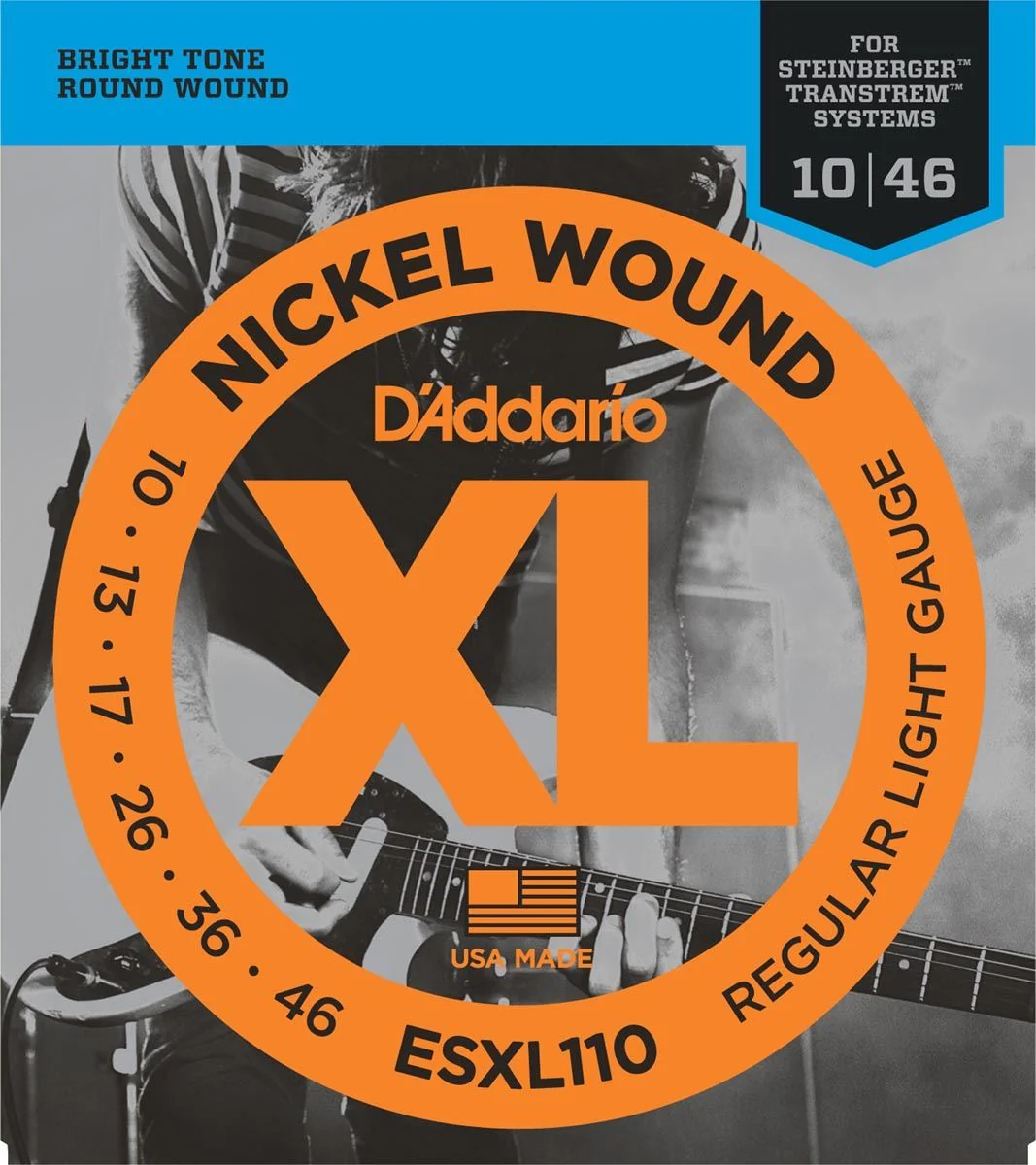 DADDARIO ESXL110 STEIMB DOBLE BOLA JUEGO CUERDAS GUITARRA ELECTRICA 010-046