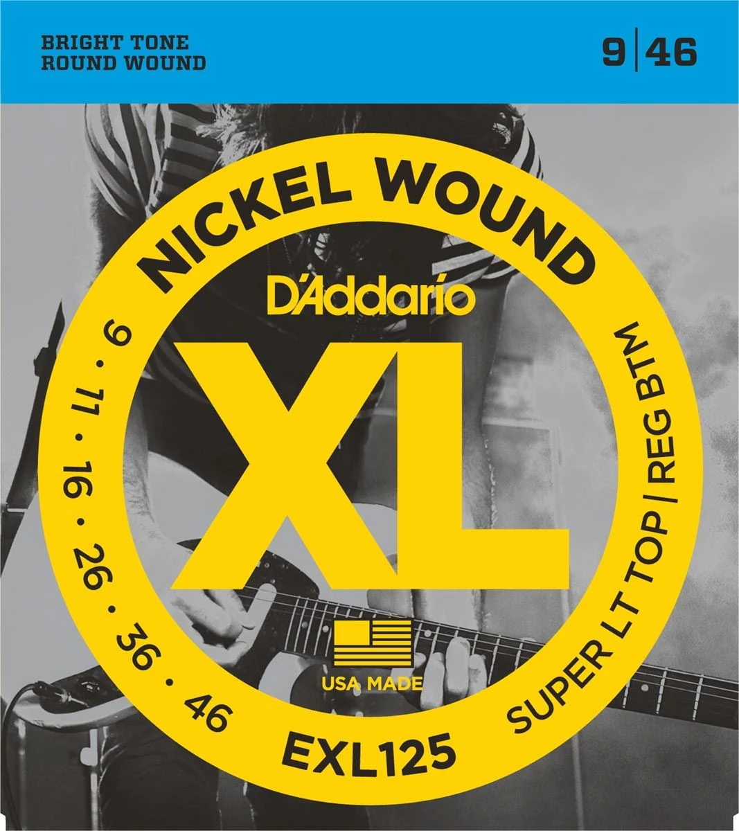 DADDARIO EXL125 JUEGO CUERDAS GUITARRA ELECTRICA 009-046