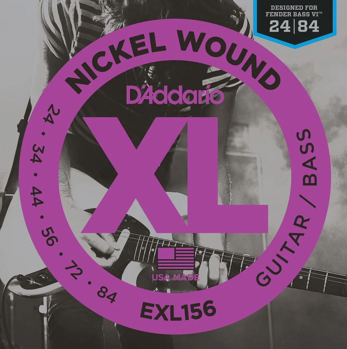 DADDARIO EXL156 JUEGO 6 CUERDAS GUITARRA/BAJO 024-084