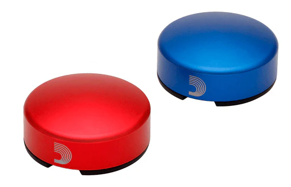 DADDARIO FST02BURD PACK 2 TAPAS PARA PULSADORES PEDAL AZUL Y ROJO