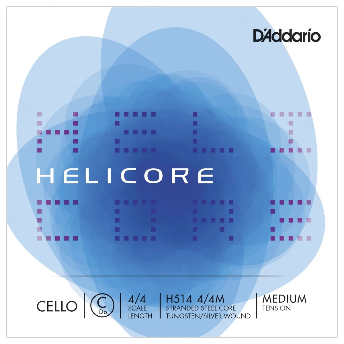 DADDARIO H514 C 4/4 MED CUERDA CELLO HELICORE