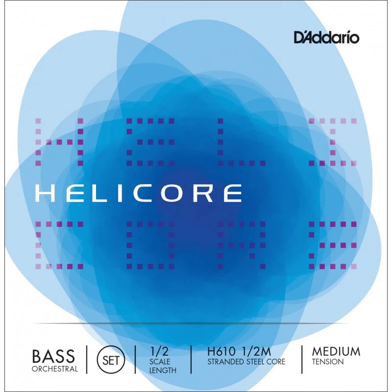 DADDARIO H610 1/2 MED HELICORE ORQUESTRAL JUEGO CUERDAS CONTRABAJO