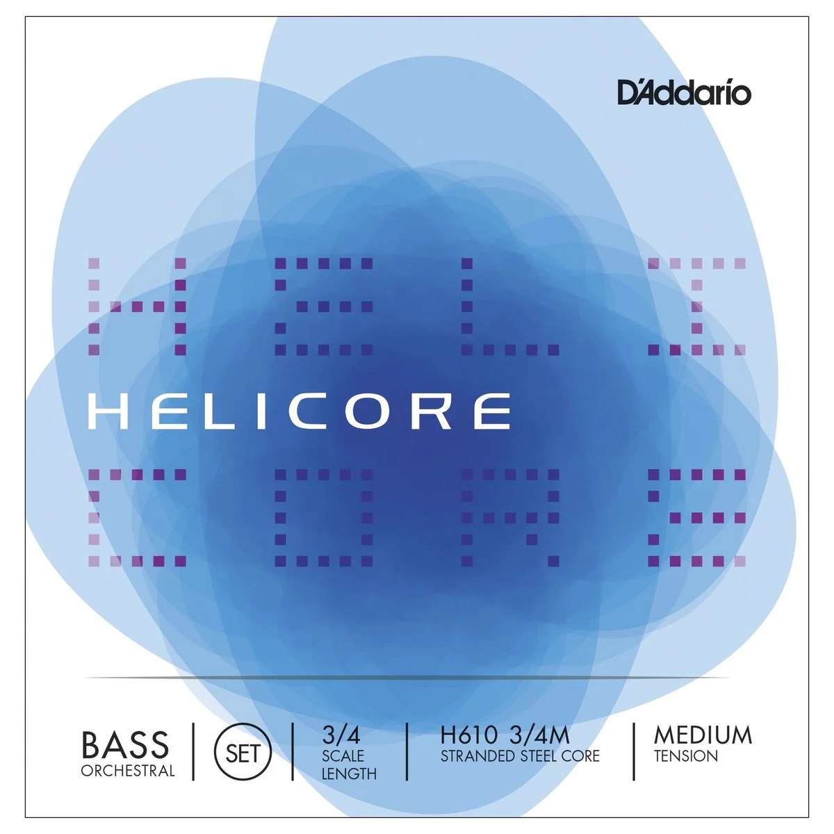 DADDARIO H610 3/4 MED HELICORE ORQUESTRAL JUEGO CUERDAS CONTRABAJO
