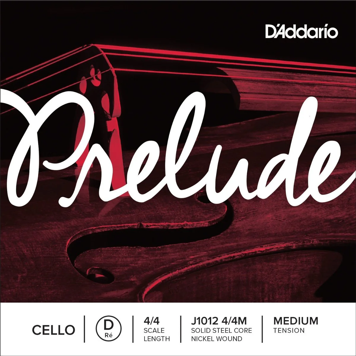 DADDARIO J1012 D CUERDA CELLO PRELUDE 4/4 MEDIA