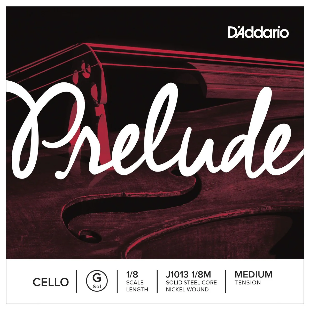 DADDARIO J1013 G CUERDA CELLO PRELUDE 1/8 MEDIA