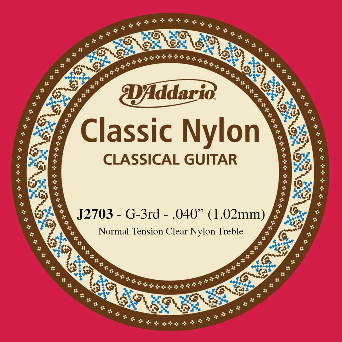 DADDARIO J2703 3ª CUERDA GUITARRA ESPAÑOLA