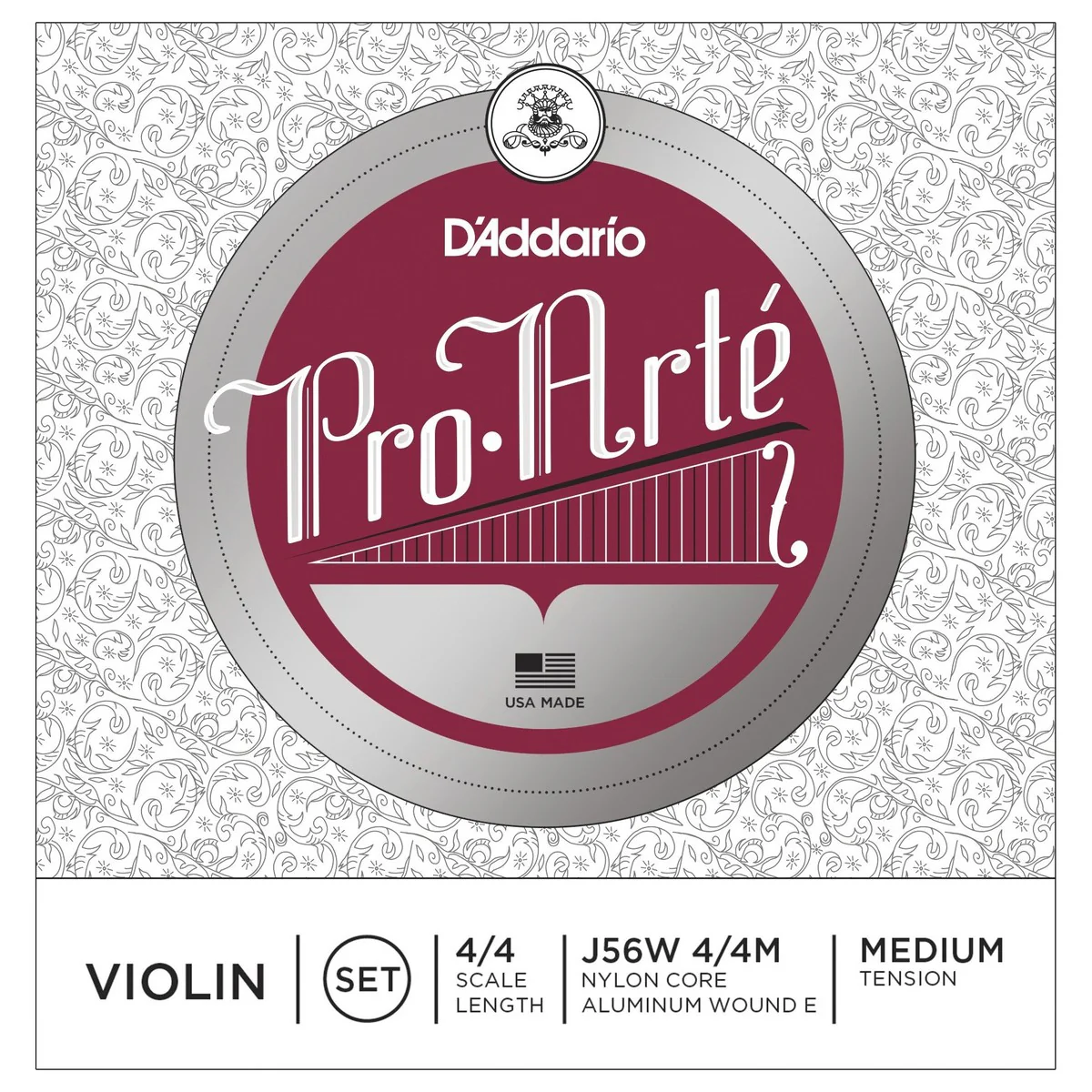 DADDARIO J56W 4/4 MED JUEGO CUERDA VIOLIN PRO ARTE