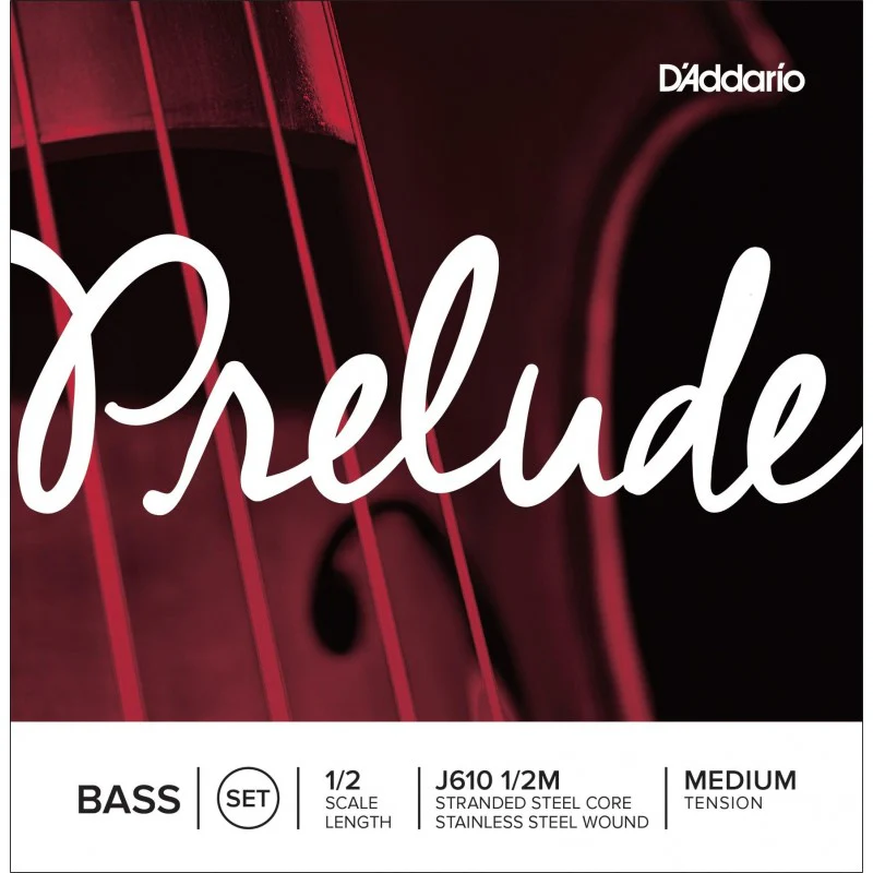 DADDARIO J610 1/2M PRELUDE JUEGO CUERDAS CONTRABAJO