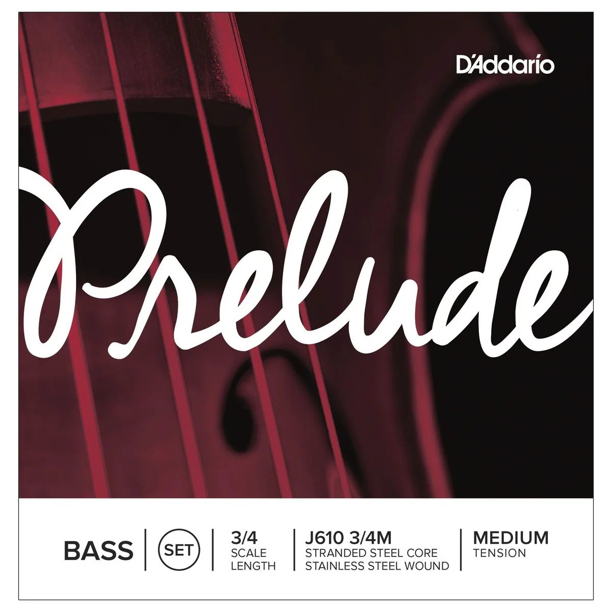 DADDARIO J610 3/4M PRELUDE JUEGO CUERDAS CONTRABAJO