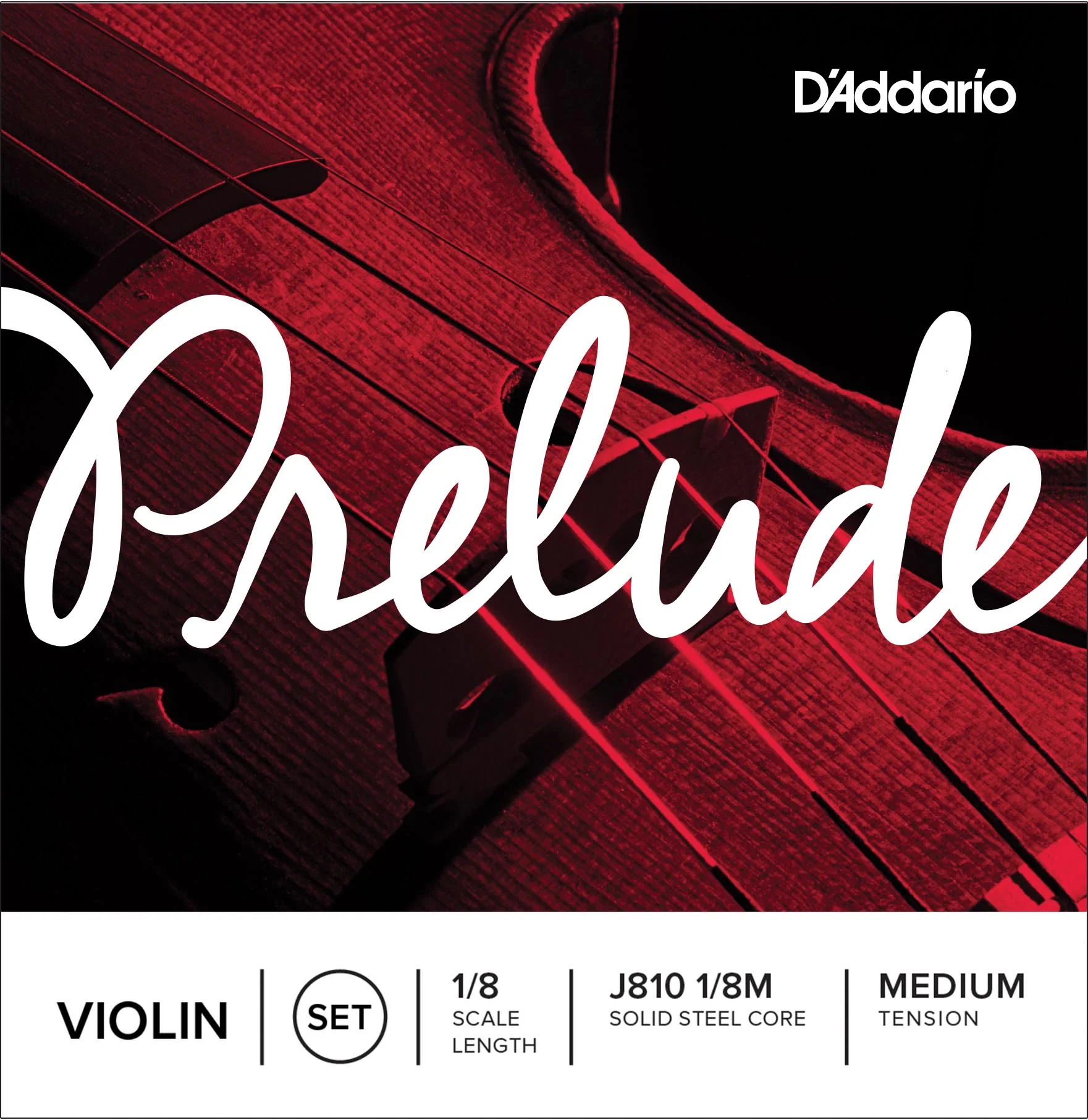 DADDARIO J810 PRELUDE JUEGO CUERDAS VIOLIN 1/8