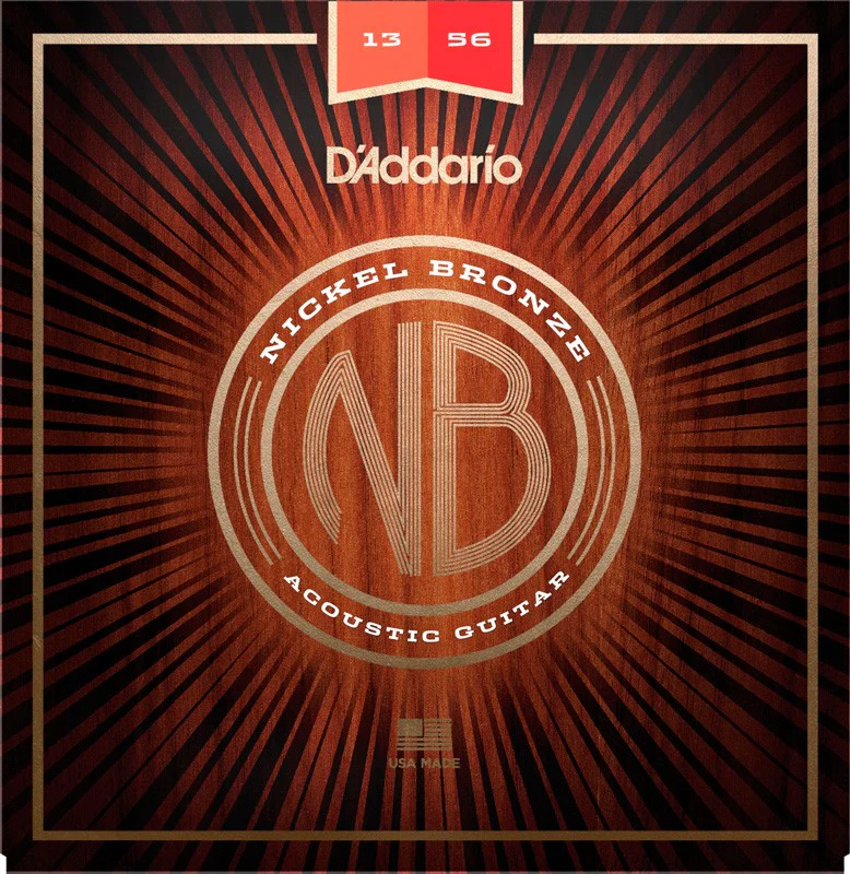 DADDARIO NB1356 NICKEL BRONZE JUEGO CUERDAS GUITARRA ACUSTICA MEDIUM 013-056