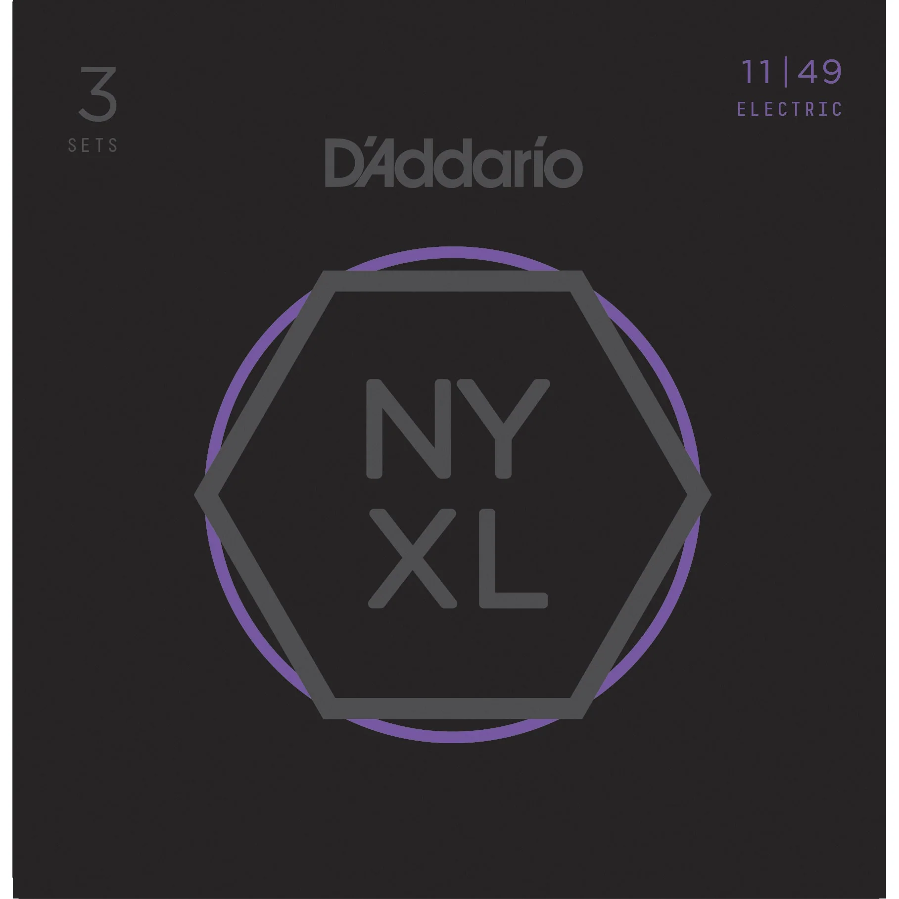 DADDARIO NYXL1149-3P SET 3 JUEGOS DE CUERDAS GUITARRA ELECTRICA 011-049